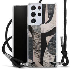 Carry Case Transparent Fabric black/silver