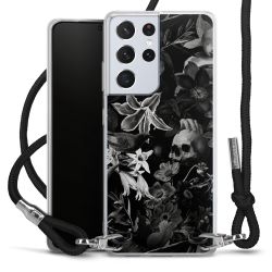 Carry Case Transparent Fabric black/silver