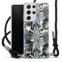 Carry Case Transparent Fabric black/silver