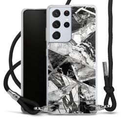 Carry Case Transparent Fabric black/silver