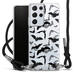 Carry Case Transparent Fabric black/silver