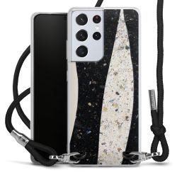 Carry Case Transparent Fabric black/silver