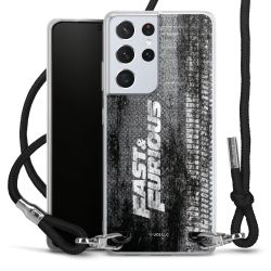 Carry Case Transparent Fabric black/silver