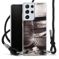 Carry Case Transparent Fabric black/silver