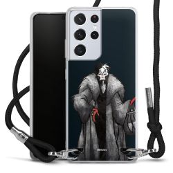 New Carry Case Transparent Stoff schwarz/silber