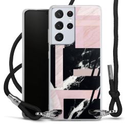 Carry Case Transparent Fabric black/silver