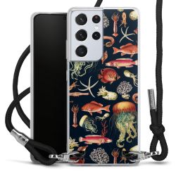 New Carry Case Transparent Stoff schwarz/silber