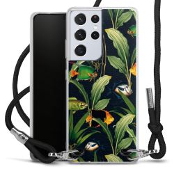 New Carry Case Transparent Stoff schwarz/silber