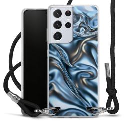 New Carry Case Transparent Stoff schwarz/silber