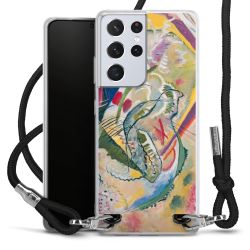 New Carry Case Transparent Stoff schwarz/silber