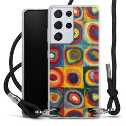 New Carry Case Transparent Stoff schwarz/silber