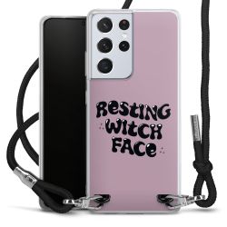 New Carry Case Transparent Stoff schwarz/silber