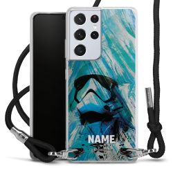 New Carry Case Transparent Stoff schwarz/silber