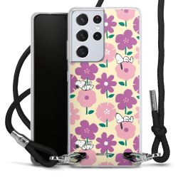 New Carry Case Transparent Stoff schwarz/silber