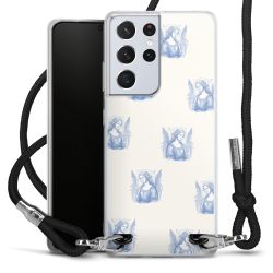 New Carry Case Transparent Stoff schwarz/silber