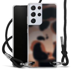 New Carry Case Transparent Stoff schwarz/silber