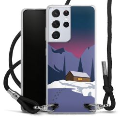 New Carry Case Transparent Stoff schwarz/silber