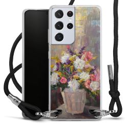 New Carry Case Transparent Stoff schwarz/silber