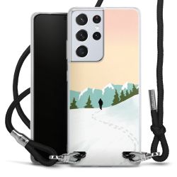 New Carry Case Transparent Stoff schwarz/silber