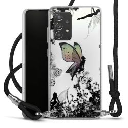 Carry Case Transparent Fabric black/silver