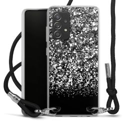 Carry Case Transparent Fabric black/silver