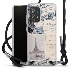 New Carry Case Transparent Stoff schwarz/silber