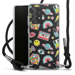 Carry Case Transparent Fabric black/silver