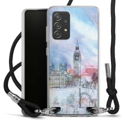 Carry Case Transparent Fabric black/silver