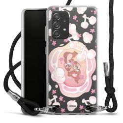 New Carry Case Transparent Stoff schwarz/silber