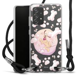 New Carry Case Transparent Stoff schwarz/silber