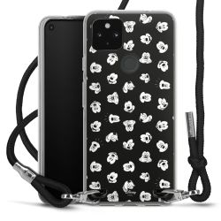 Carry Case Transparent Fabric black/silver