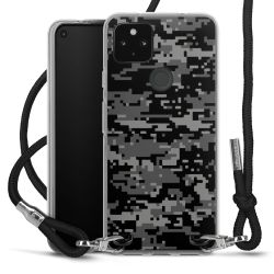 Carry Case Transparent Fabric black/silver