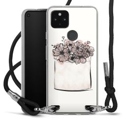 Carry Case Transparent Fabric black/silver