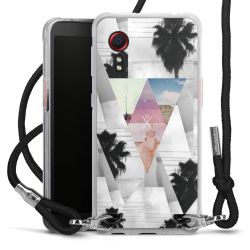 Carry Case Transparent Fabric black/silver