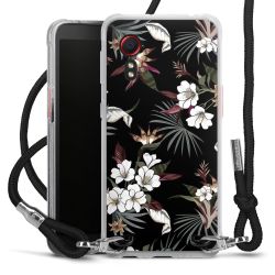 Carry Case Transparent Fabric black/silver