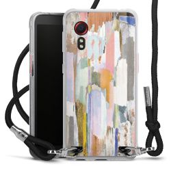 Carry Case Transparent Fabric black/silver