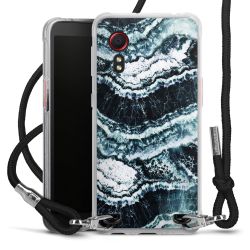 Carry Case Transparent Fabric black/silver