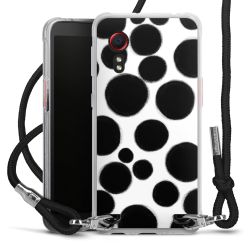 Carry Case Transparent Fabric black/silver