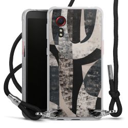 Carry Case Transparent Fabric black/silver