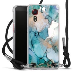 Carry Case Transparent Fabric black/silver