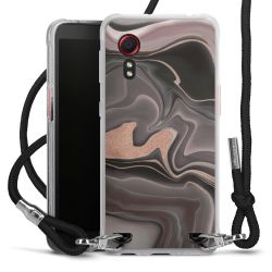 Carry Case Transparent Fabric black/silver