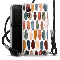 Carry Case Transparent Fabric black/silver