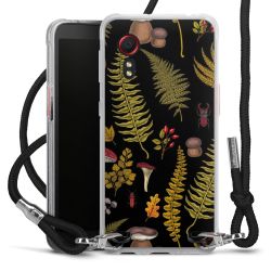 Carry Case Transparent Fabric black/silver