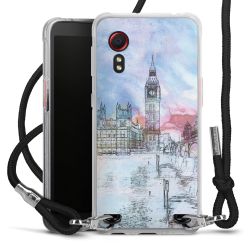 Carry Case Transparent Fabric black/silver