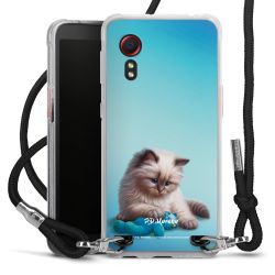 New Carry Case Transparent Stoff schwarz/silber