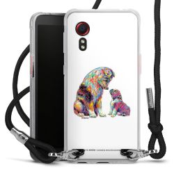 New Carry Case Transparent Stoff schwarz/silber