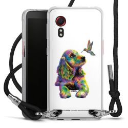 New Carry Case Transparent Stoff schwarz/silber