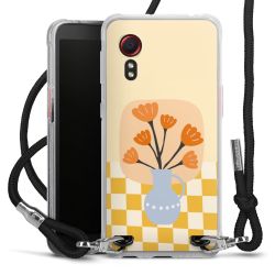 New Carry Case Transparent Stoff schwarz/silber