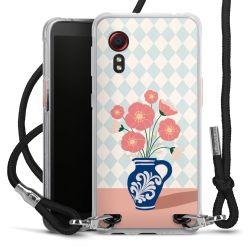 New Carry Case Transparent Stoff schwarz/silber