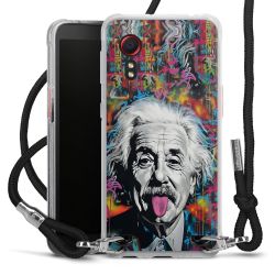 New Carry Case Transparent Stoff schwarz/silber